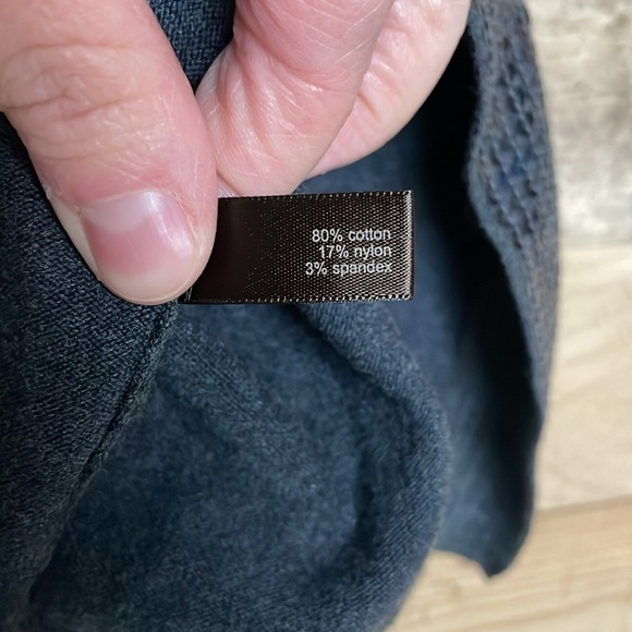 The Limited size XL gray crop sequins sweater cardigan - Picture 5 of 7